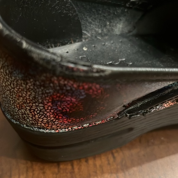 Dansko clog closed back 37 7 multicolored patent - Picture 8 of 9